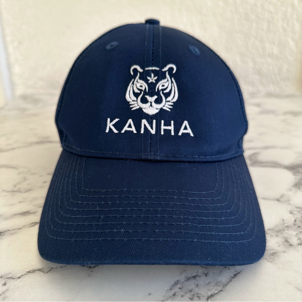 KANHA Cap | Navy Blue | Tiger KANHA Logo | Port Authority | Adjustable | LikeNew